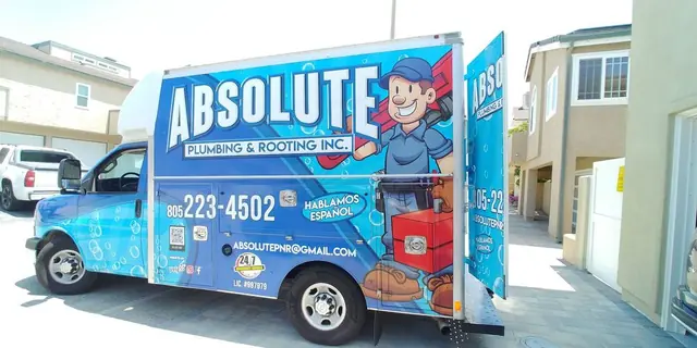 Absolute Plumbing van wrap